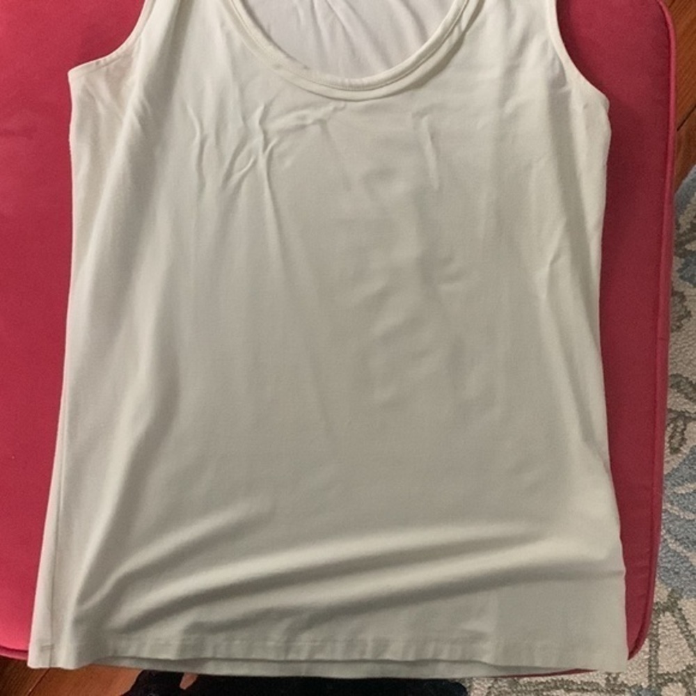 Talbots XS basic white tank - Picture 3 of 4
